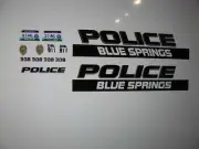 Blue Springs Missouri Police Patrol Vehicle Decals 1:24 Custom