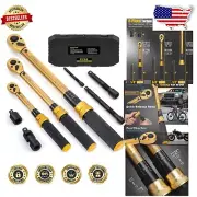 Versatile 8-Piece Torque Wrench Set with Strong Accuracy for Bike & Auto Repair
