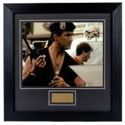 Steven Seagal Out for Justice Personally Signed 8 x 10 Photo Framed