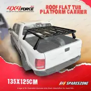 4X4FORCE 135x125cm Heavy Duty Flat Tub Platform Rack for Isuzu D-Max Dual