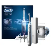 在飛比找樂天市場購物網優惠-Oral-B3D電動牙刷Genius8000-星鑽銀(智慧追