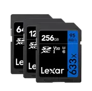 Lexar 633x SDHC/SDXC SD Card 64/128/256GB