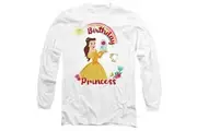 Beauty And The Beast Unisex Adult Birthday Princess Belle Chip T-Shirt (White) - UTTV14162