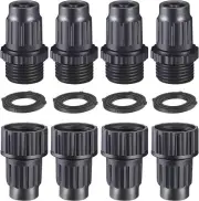 Expandable Garden Hose Repair Kit, Plastic Flex Hose Repair Kit, Male and Female