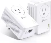 TP-Link AV1000 Ethernet Adapter (2 Pack) Gigabit Port Passthrough Starter Kit