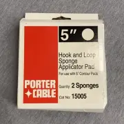 Porter-Cable Hook and Loop Sponge Applicator Pad 5" Contour Pads (15005)
