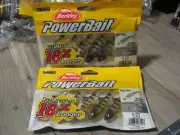 2 Packs Berkley PowerBait Soft Fishing Lures 3" Sick Fish Clear Bream Color