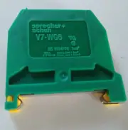 50 PCS Box of SPRECHER + SCHUH V7-WG6 Grounding TERMINAL BLOCKS V7WG6 V7