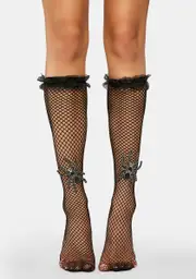 Creeping In Fishnet Socks