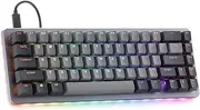 DROP ALT Mechanical Keyboard — 65% (67 Key) Gaming Keyboard, Hot-Swap Switches, Programmable Macros, RGB LED Backlighting, USB-C, Doubleshot PBT, Aluminum Frame (Halo True, Gray)