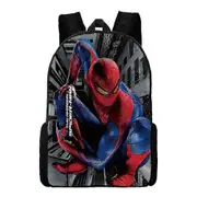 Nmaov Kids Boys Backpack Superhero Spiderman Print Student Travel School Bags Rucksack B