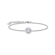 Buy Bracelet with halo pendant and white zirconia by Thomas Sabo online - THOMAS SABO Australia