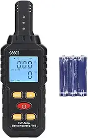 Respicefinem Emf Detector Electromagnetic Radiation Tester Magnetic Field Meter with Digital Display Wide Test Range Suitable for Various Sites Mobile Phones Computers and More