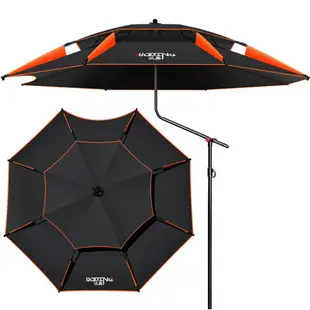 釣魚傘 沃鼎 新款 手杖 釣魚傘 大釣傘 2.4米 萬向 防曬 遮陽傘 彩膠 釣魚 專用 雨傘