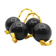 2 Pairs Rhythmic Sand Balls Finger-pricked Rotary Percussion Instrument