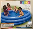 Intex Inflatable Pool Crystal Blue 66in x 15in
