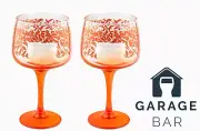 Set Of 2 Silent Pool Rare Citrus Copa Gin Glasses Brand New