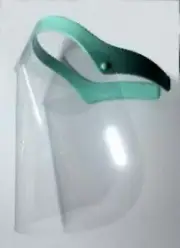 Safety Anti-Fog Full Face Shield 2 Head Pieces and 20 Plastic Shields/pk