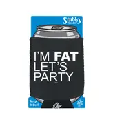 Lets Party - Funny Novelty Stubby Holder With Base