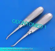 SET OF 2 LEFT + RIGHT CURVED MILLER EAST WEST ELEVATORS FLAT ROUNDED BLADE