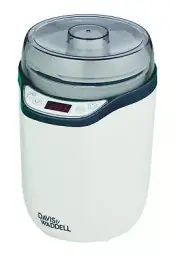Davis & Waddell 2 in 1 Electric Yoghurt Maker/Fermenter 1.8L/1.6L Containers