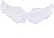 Toddmomy Angel Wings Cosplay Costume Props Lightweight and Comfortable Performance Wings for Parties Paperboard and Plume Material for Dress Up Halloween and Carnival