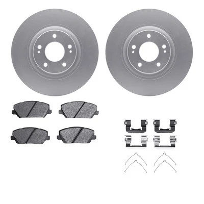 Dynamic Friction 4512-21076 Disc Brake Kit For 17-20 Kia Cadenza
