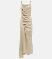 [Rabanne] Rabanne Metallic wrap dress AU 12 gold