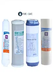 5-Stage Reverse Osmosis Water Filters | Full Set WITHOUT RO Membrane Filter