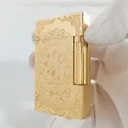 DP Flower Gas Lighter Ping Sound Gas Refillable For Smoking Cigarette Men Gift