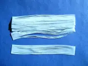 10 silicone Tab White T92 Fish Lure Spinnerbait Buzz Bait Jig Bass