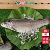 在飛比找Yahoo奇摩購物中心優惠-鱒鮭2尾/組(500~600/尾)【愛買冷凍】