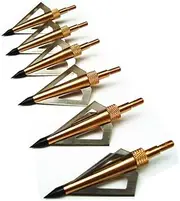 12PK 100Grain Razor Broadheads with 3 Sharp Blades and Screw-in Arrow Heads for Archery Hunting Compound Recurve Bow Arrows