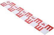 MERRYHAPY Pool Accessories Metal Gauge Water Level Tool Self-Adhesive Reflective Scale