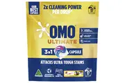 OMO Ultimate 3 in 1 Laundry Capsules 17 pack