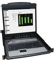 TRIPP LITE B020-U08-19KTAA KVM,8-Port,19" LCD,8 PS2/USB,TAA,1U