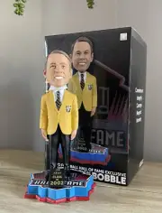 JIM KELLY Buffalo Bills 2002 NFL Hall of Fame GOLD JACKET Bobblehead NIB!