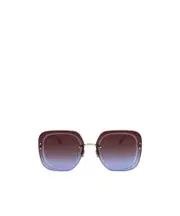 rimless sunglasses 65 Red