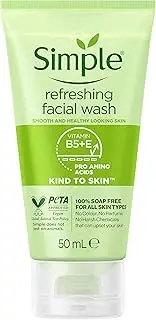 Simple Kind To Skin Facial Wash Gel Refreshing, 50ml