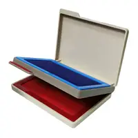 在飛比找樂天市場購物網優惠-徠福 NO.2759 高級雙色 打印台 (藍紅)
