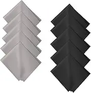10 Pcs Suede Cleaning Cloths, Lens Wipes,Microfiber Cleaning Cloth,Premium Eyeglass Cleaning Cloth, Ideal for Cleaning Glasses, Camera Lenses, Tablets,LCD Screens, iPhone, Android Phones(20 x 20 cm)