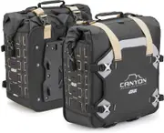 Givi Gravel-T GRT709B 35+35L, side bags waterproof , color: Black/Grey/Beige , size: 2 x 35 l