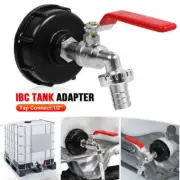 IBC Tank Adapter Connector S60X6 To Garden Tap W/ 1/2" Hose Fitting Fuel Water