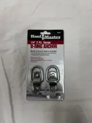 2 Pack D Ring Tie down Anchors 1/4"