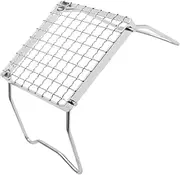 Yardwe Outdoor Cooking Rack BBQ Grill Accessory Portable Grill Set Grate Folding Legs Compact for Camping