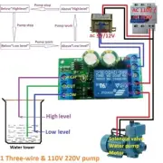 12V Water-Level Automatic Control Liquid Level Sensor Switch-Control Relay-Board