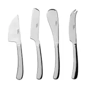 Davis & Waddell Kingsley Set of 4 Stainless Steel Cheese Knives - Robins Kitchen