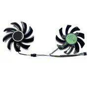 1 Pair of Graphics Card Cooling Fans Accessory for YESTON RX5500XT 5600XT Parts
