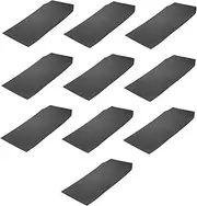 jojofuny 10pcs File Holder Envelopes Shipping Stamps Storage Packets Cardboard The Office File Folder Files Organize Bulk Folders with Pockets Document Multiple Filing Cabinet Paper Black