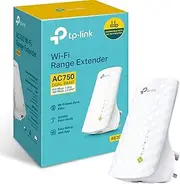 TP-Link RE200 AC750 Universal Dual Band Range Extender, Broadband/Wi-Fi Extender, Wi-Fi Booster/Hotspot with Ethernet Port, Plug and Play, Smart Signal Indicator, UK Plug (UK Version)